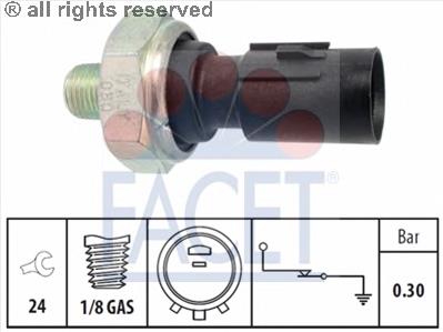 Купити 70195 Facet Датчик тиску масла