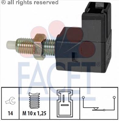 Датчик включення зчеплення Facet 71300