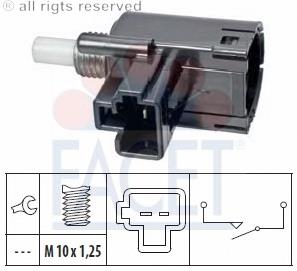 Датчик включення зчеплення Facet 71257 ціна, від 11.40 USD