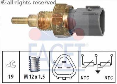 Датчик температури радіатора Facet 73368 ціна, від 12.70 USD