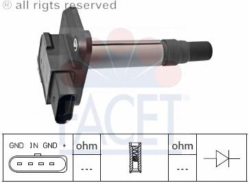 Котушка запалювання Facet 96345 ціна, від 24.47 USD