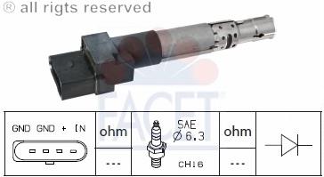 96334 Facet Котушка запалювання