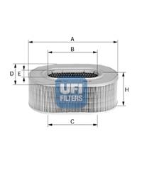 Елемент повітряного фільтра UFI 2770500 ціна, від 2.68 USD