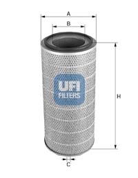 2758400 UFI Повітряний фільтр двигуна