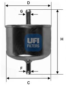 Фільтр тонкого очищення палива UFI 3162600 ціна, від 4.41 USD