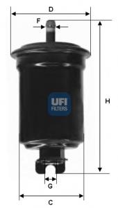 3151600 UFI Фільтр палива