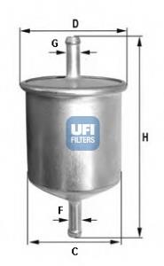 Фільтр тонкого очищення палива UFI 3152900 ціна, від 4.41 USD