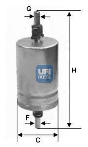 Фільтр тонкого очищення палива UFI 3151000 ціна, від 7.38 USD