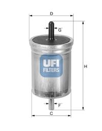 Фільтр тонкого очищення палива UFI 3151300 ціна, від 8.15 USD