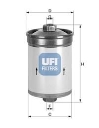 Купити 3150200 UFI Фільтр-відстійник палива грубої очистки