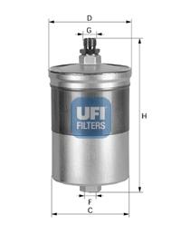 Фільтр тонкого очищення палива UFI 3150500 ціна, від 7.67 USD