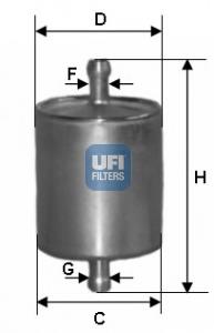 3176000 UFI Фільтр палива
