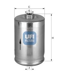 Паливний фільтр 3174800 UFI