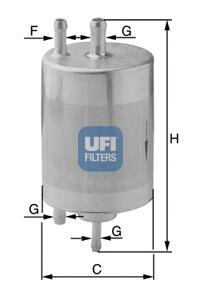 Купити 3184100 UFI Фільтр-відстійник палива грубої очистки