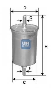 3184400 UFI Фільтр палива