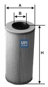 Фільтр масляний UFI 2558600