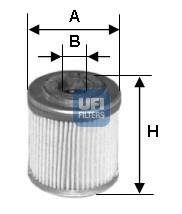 Фільтр масляний 2558800 UFI