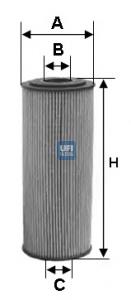 Масляний фільтр двигуна UFI 2509400 ціна, від 7.28 USD