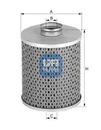 Фільтр ГПК UFI 2542700 ціна, від 10.08 USD