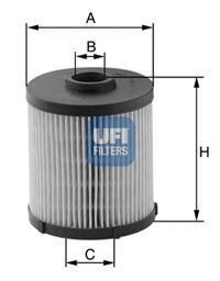 Паливний фільтр 2602100 UFI