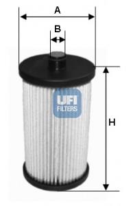 2601200 UFI фільтр паливний