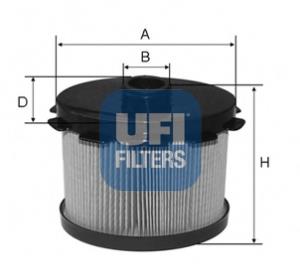 2668800 UFI Фільтр палива