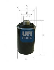 Купити 2349300 UFI Фільтр очищення масла відцентровий