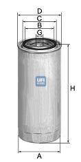 Фільтр тонкого очищення палива UFI 2433600 ціна, від 9.76 USD