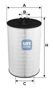 2501900 UFI Фільтр масла
