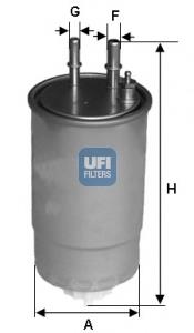 24ONE01 UFI фільтр паливний