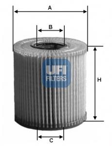 2504900 UFI фільтр масляний