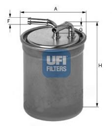 Фільтр паливний UFI 2443700