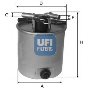 5539200 UFI Фільтр палива