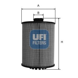 2508900 UFI фільтр масляний