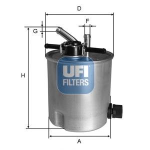 5539400 UFI Фільтр палива