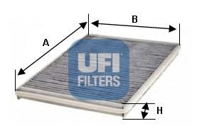 Купити 5416100 UFI Фільтр салону вугільний