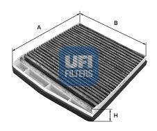 Купити 5412600 UFI Фільтр салону вугільний