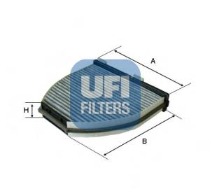Купити 5416300 UFI Фільтр салону вугільний