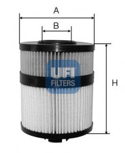 2510800 UFI фільтр масляний