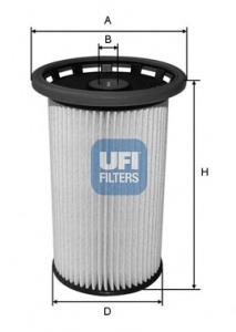 Фільтр паливний UFI 2602600