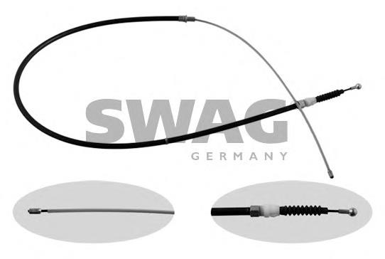 Трос ручного гальма задній, правий/лівий Swag 30936349 ціна, від 13.30 USD