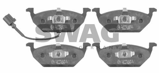 Купити 30916446 Swag Колодки гальмівні передні, дискові