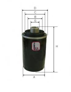 Фільтр масляний Sofima S3493R