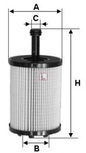Масляний фільтр S5023PE Sofima