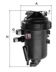 Корпус паливного фільтра S5112GC Sofima