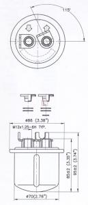 Фільтр паливний S1616B Sofima