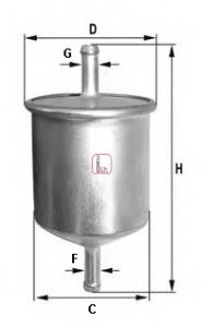 Фільтр паливний S1529B Sofima