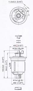 Фільтр паливний NIPPON MOTORS F191