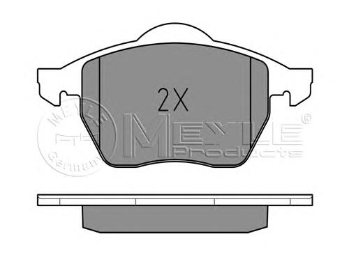Гальмівні колодки Meyle 0252067619W ціна, від 25.77 USD