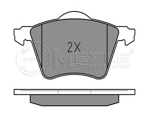 Гальмівні колодки Meyle 0252103419W ціна, від 22.89 USD